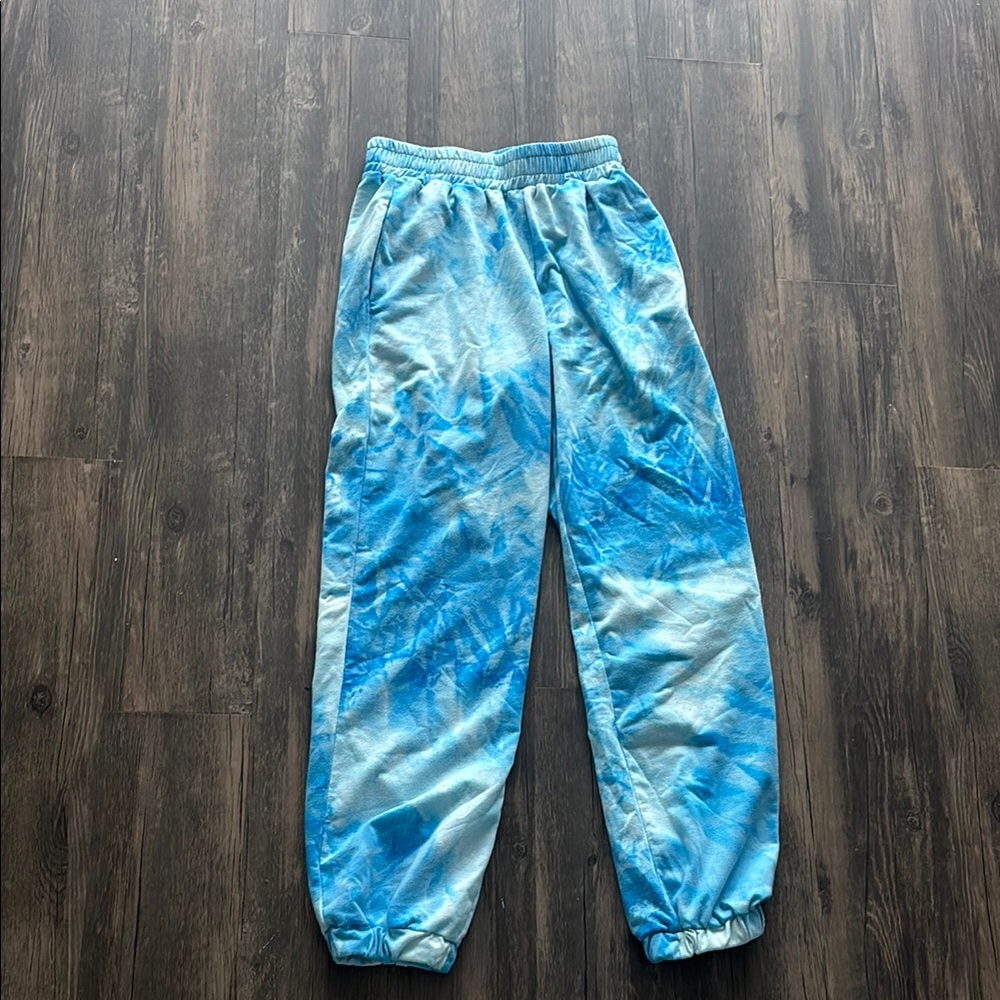 SHEIN Kids Blue Patterned Joggers